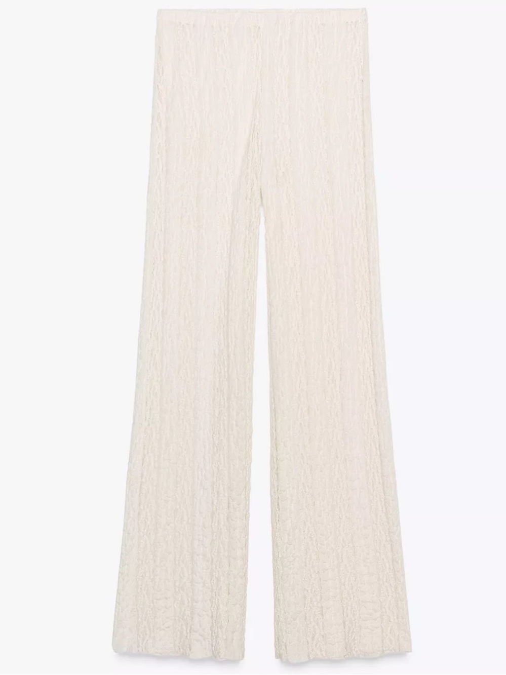 Zara textured lace pants
